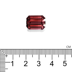 Rechthoekig geslepen roze toermalijn Rosewood Pink 12.14 karaat