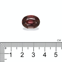 Ovale geslepen Rosewood Pink toermalijn van 8,74 karaat