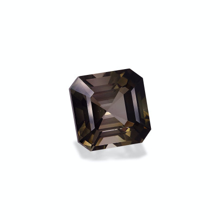 SQUARE-cut brown tourmaline Coffee Brown 15.31 carats