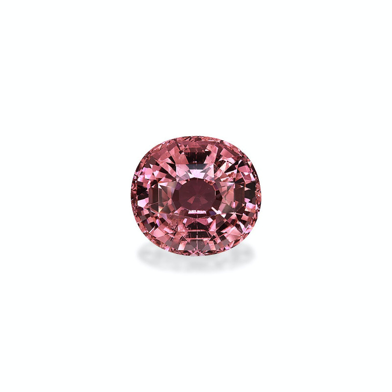 OVAL-cut Pink Tourmaline Flamingo Pink 26.56 carats