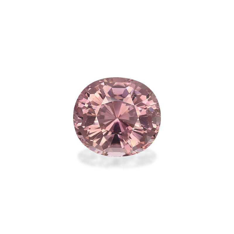 Rosa Turmalin lengte OVAL Lachsrosa 21.87 karaten