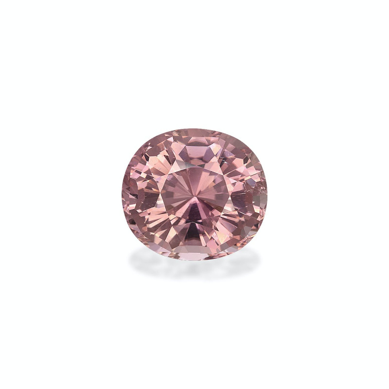 Tourmaline rose taille OVALE Rose Saumon 21.87 carats
