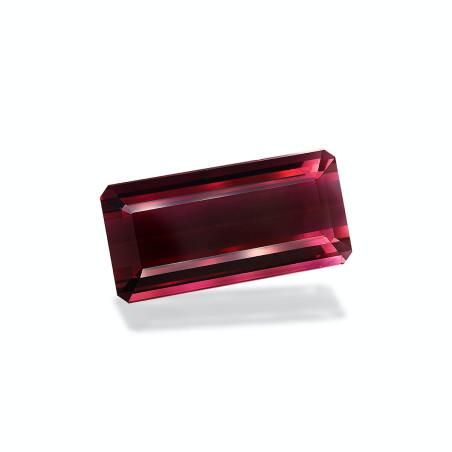 RECTANGULAR-cut Pink Tourmaline Rosewood Pink 51.99 carats