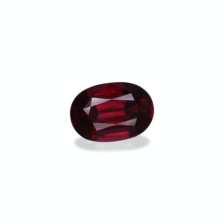 OVAL-cut rhodolite Red 14.89 carats