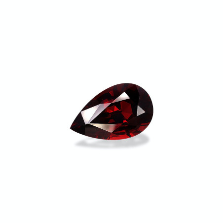 Pear-cut rhodolite Red 16.01 carats