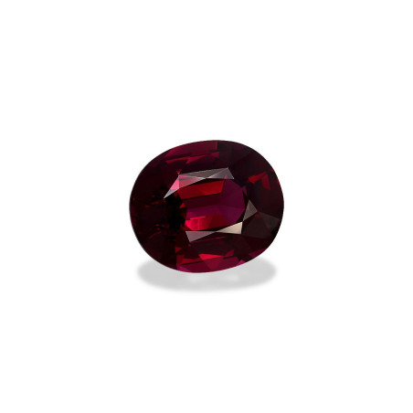 OVAL-cut rhodolite Red 16.15 carats