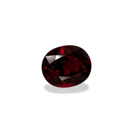 OVAL-cut rhodolite Red 18.39 carats