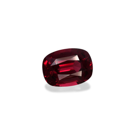 CUSHION-cut rhodolite Cherry Red 12.21 carats