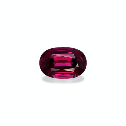 rhodolite الحجم بيضاوي أحمر 11.27 