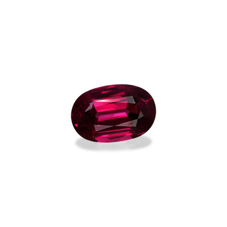 OVAL-cut rhodolite Red 11.27 carats