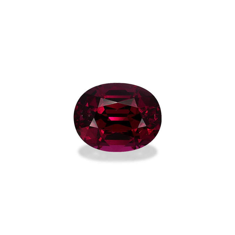 rhodolite taille 椭圆形 红色 11.42 carats