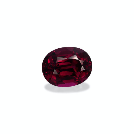 OVAL-cut rhodolite Red 11.42 carats