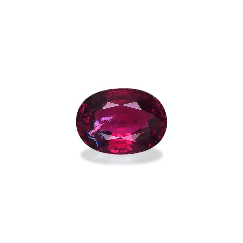 Rubellite taille OVALE Rose Red 7.23 carats