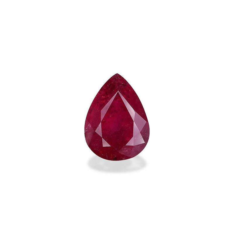 Pear-cut Rubellite Tourmaline Red 4.01 carats