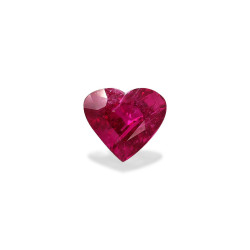 Rubellite taille COEUR 粉色...