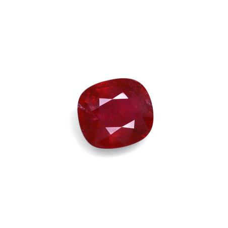 CUSHION-cut Rubellite Tourmaline Red 9.22 carats