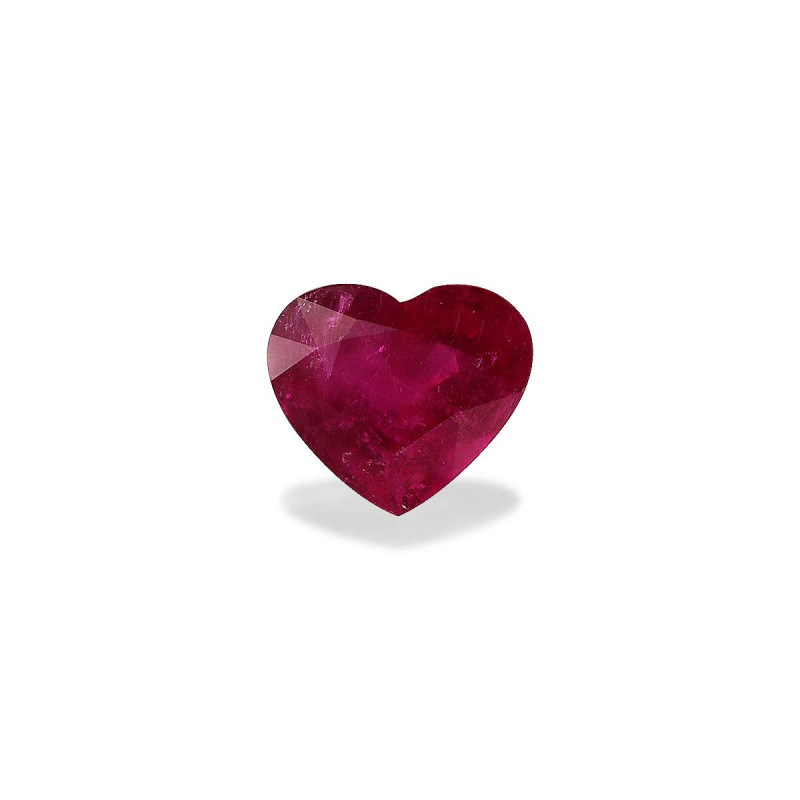 HEART-cut Rubellite Tourmaline Rose Red 9.54 carats