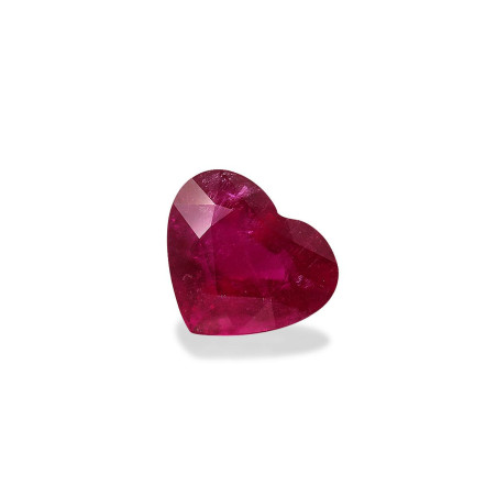 HEART-cut Rubellite Tourmaline Rose Red 9.54 carats