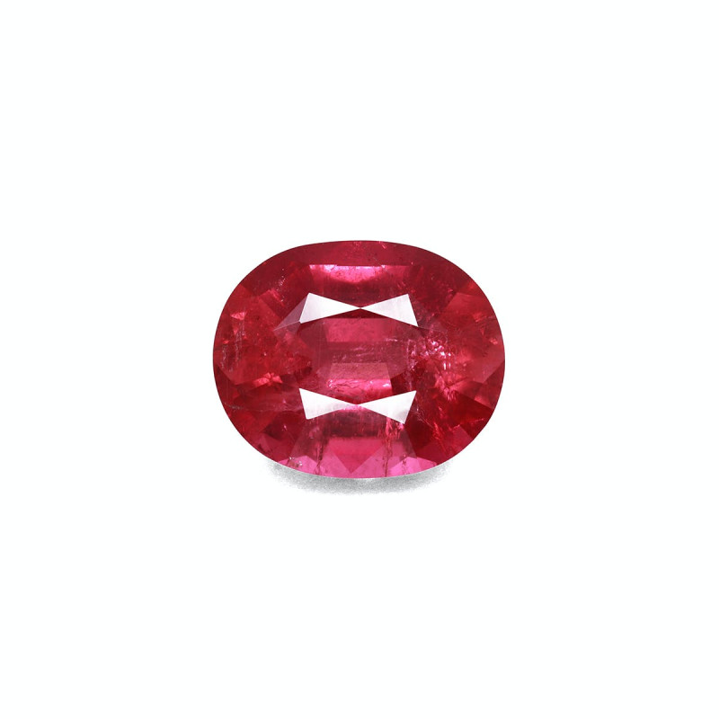 Rubellite taille OVALE Rose Red 23.47 carats