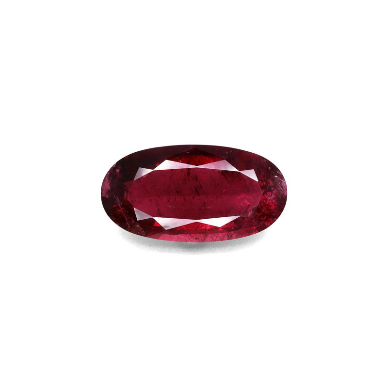 OVAL-cut Rubellite Tourmaline Red 15.19 carats