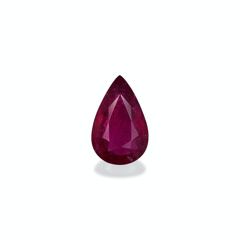 Rubellite taille Poire Rouge 11.67 carats