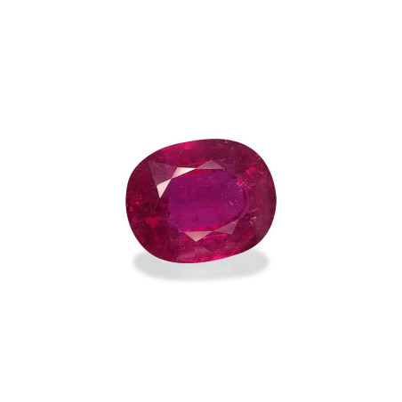 OVAL-cut Rubellite Tourmaline Red 12.47 carats