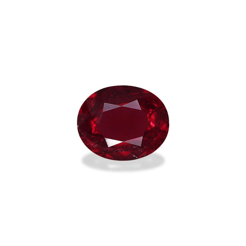 OVAL-cut Rubellite Tourmaline Scarlet Red 8.31 carats