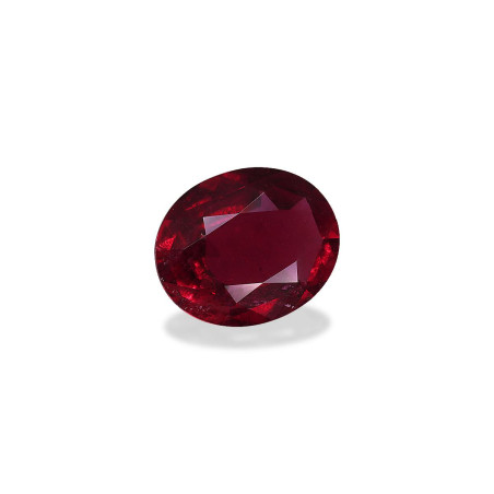 红碧榴石 taille 椭圆形 猩红色 8.31 carats