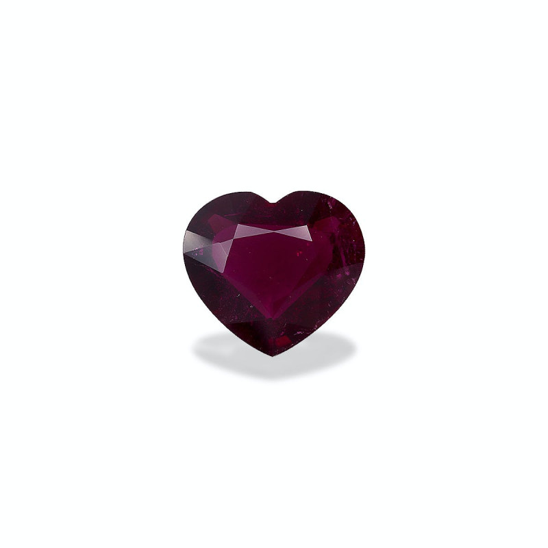 HEART-cut Rubellite Tourmaline Scarlet Red 6.30 carats