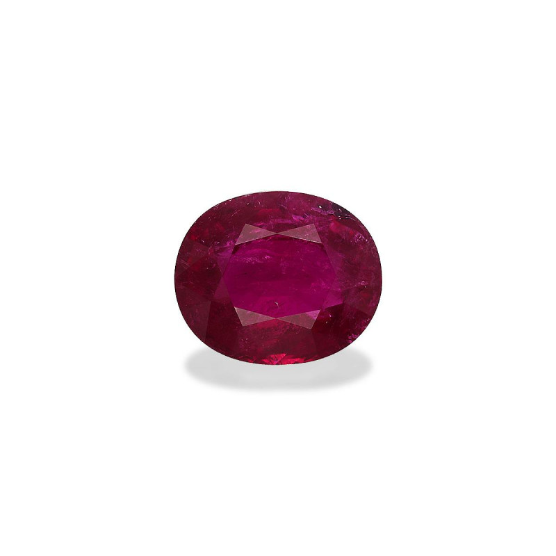 Rubellite taille OVALE Rose Red 8.33 carats
