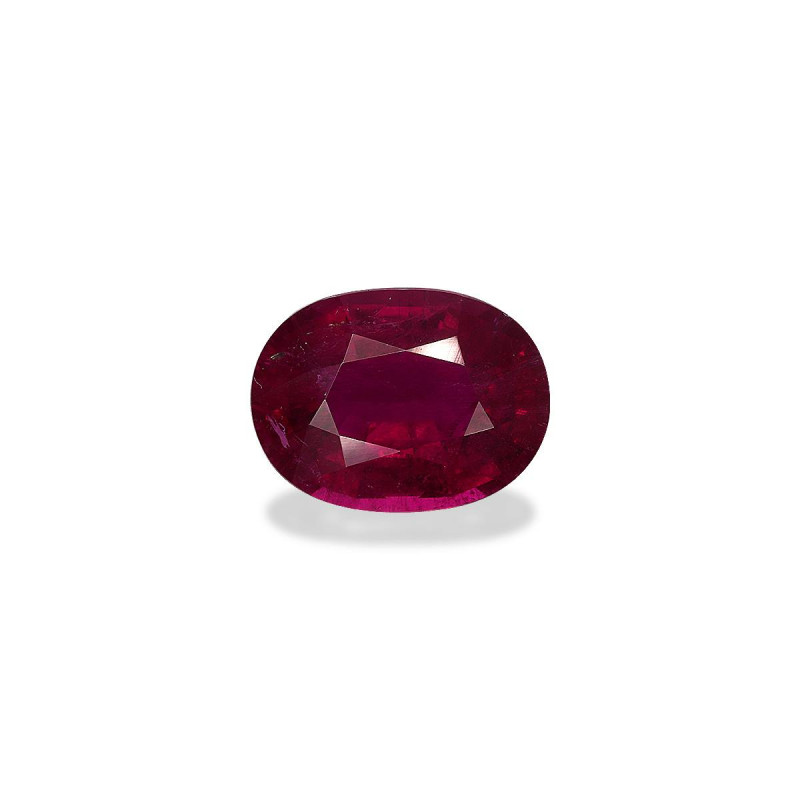 红碧榴石 taille 椭圆形 红色 19.40 carats