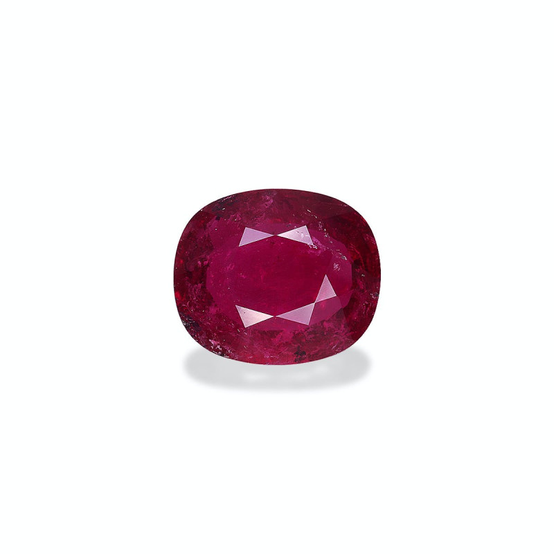 CUSHION-cut Rubellite Tourmaline Red 12.48 carats