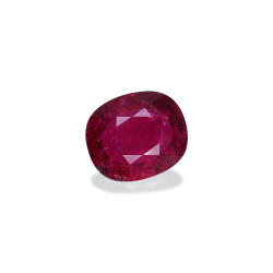 Rubelliet kussen gesneden Rood 12.48 karaat
