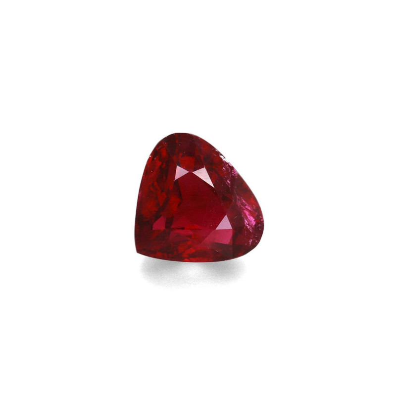 Rubellite taille Poire Rouge 6.39 carats
