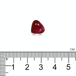 Rubelliet Peer Geslepen Rood 6.39 karaat