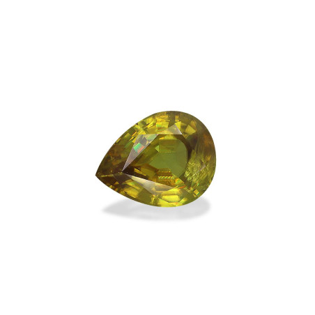 Pear-cut Sphene Lemon Yellow 7.87 carats