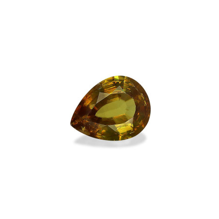 Sphene taille Poire Vert 8.57 carats