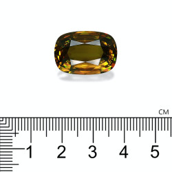 Sphene kussen geslepen 16.52 karaat