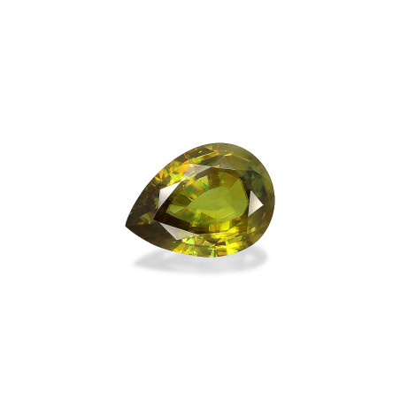 Pear-cut Sphene Green 8.93 carats