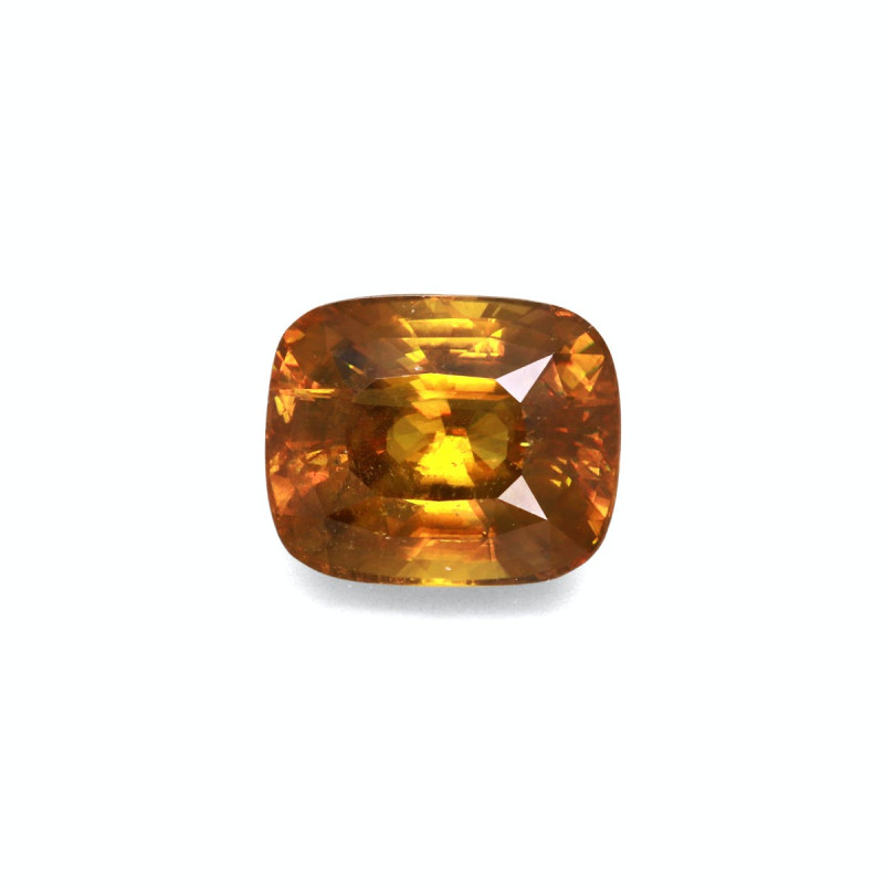 CUSHION-cut Sphene Green 19.85 carats