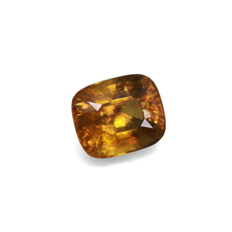CUSHION-cut Sphene Green 19.85 carats