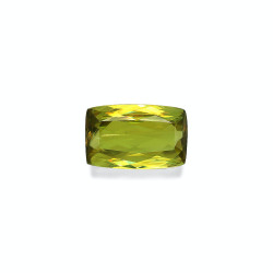 CUSHION-cut Sphene Lime...