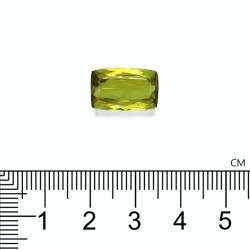 Sphene kussen geslepen Lime Groen 6.96 karaat