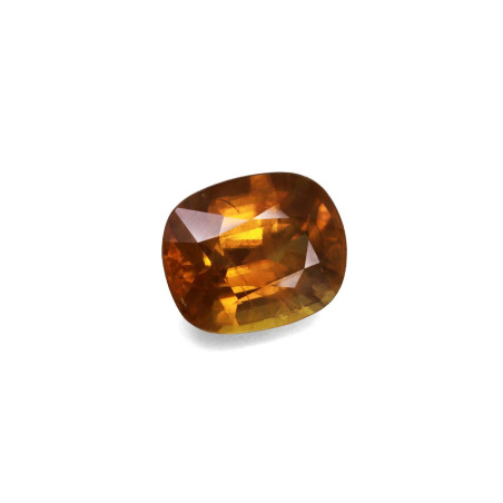 CUSHION-cut Sphene Green 22.74 carats