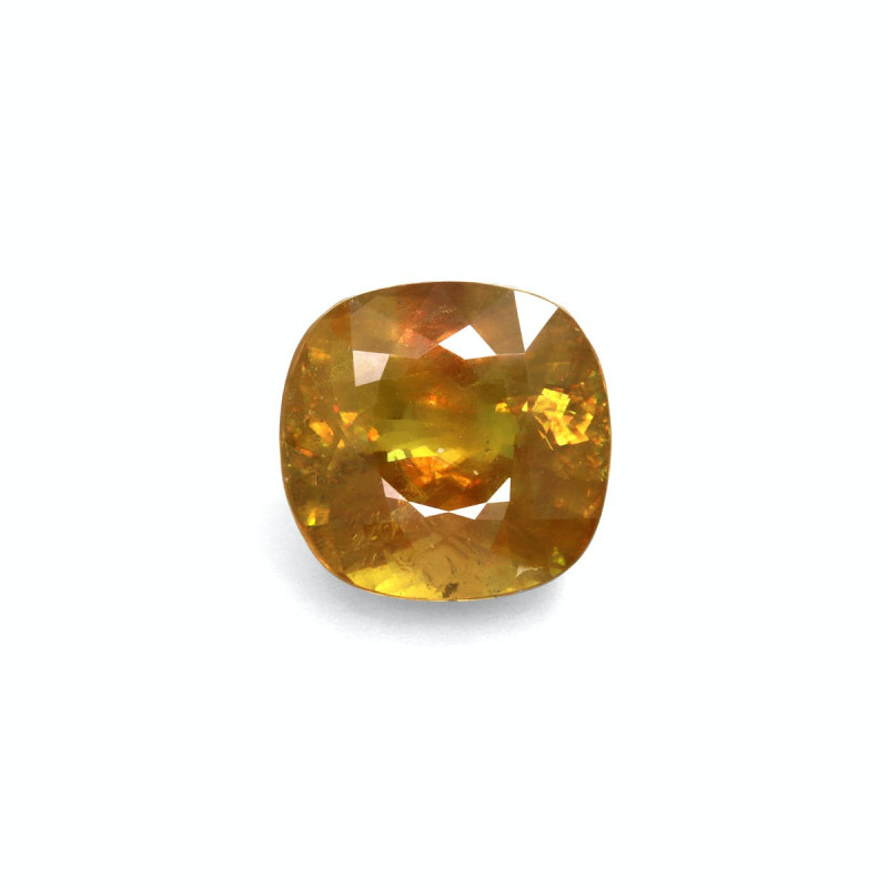 CUSHION-cut Sphene Green 35.95 carats