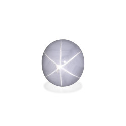 Saphir &eacute;toil&eacute; gris taille OVALE Gris 26.46 carats