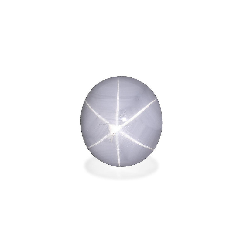Saphir étoilé gris taille OVALE Gris 26.46 carats