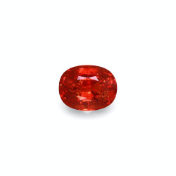 spessartite الحجم بيضاوي...