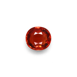 spessartite الحجم بيضاوي البرتقالي 5.91 