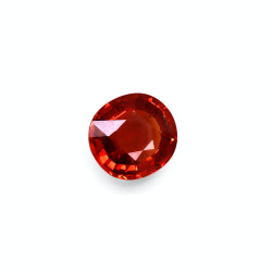 spessartite الحجم بيضاوي البرتقالي 5.91 